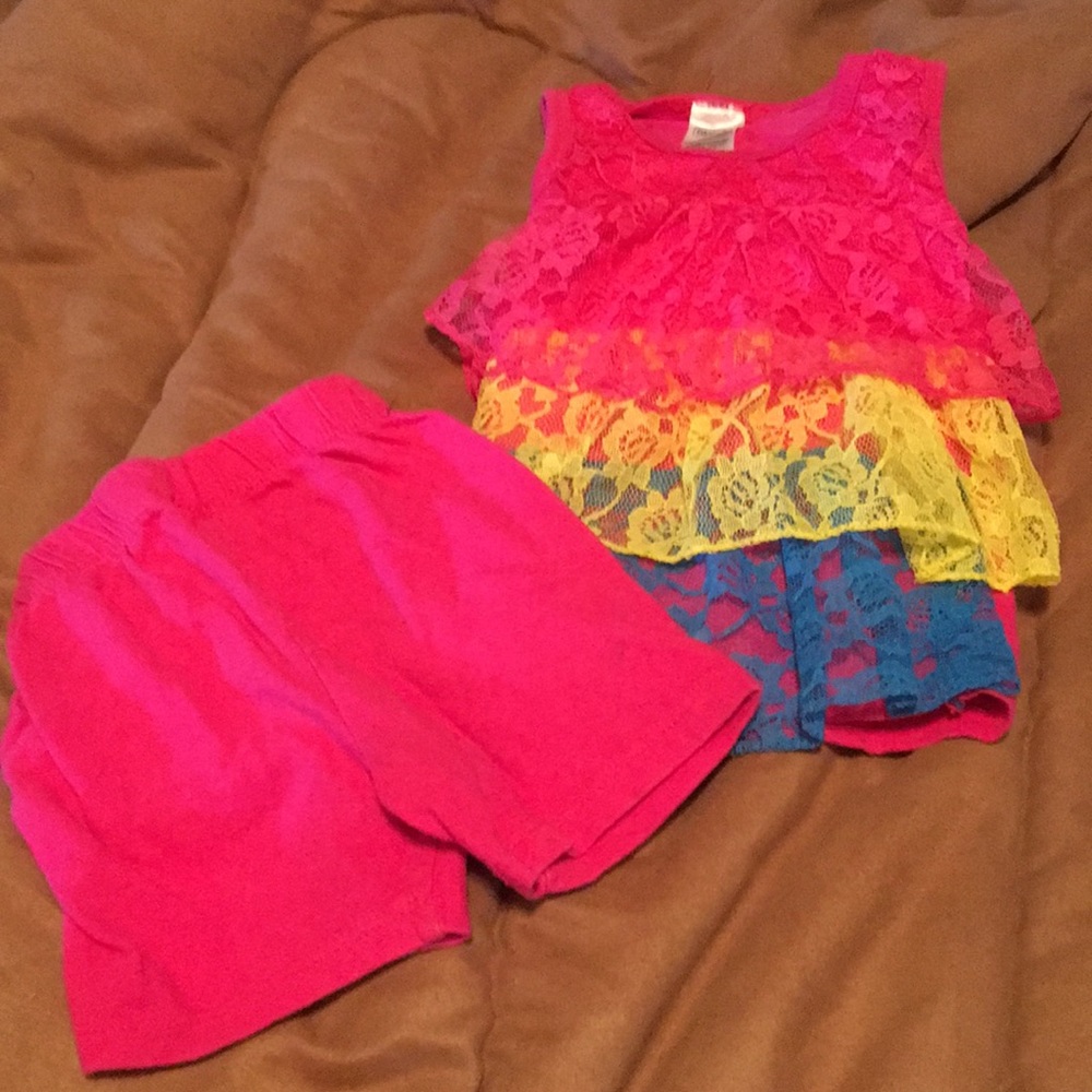 Toddler tank and short set